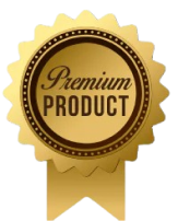 badge produit premium
